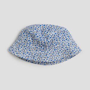 H&M Kids NWOT Girls Blue Floral Bucket Hat.